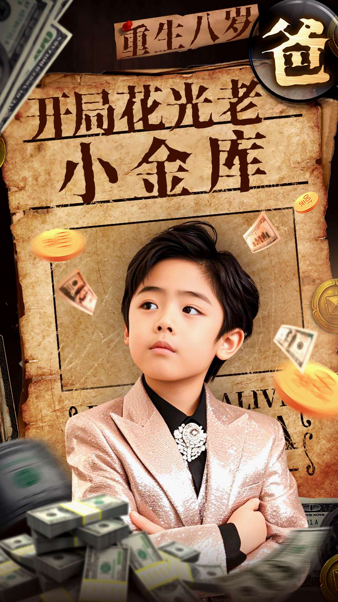 重生八歲，開局花光老爸小金庫(全集)