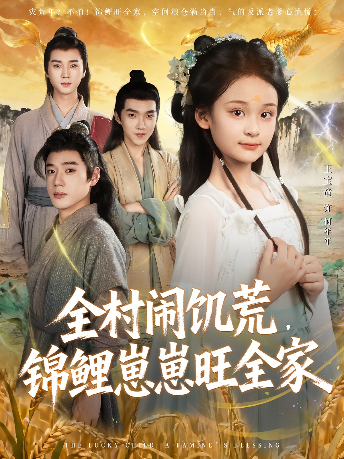 全村鬧饑荒，錦鯉崽崽旺全家(全集)